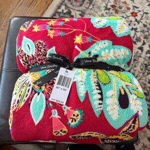 Vera Bradley Rumba Plush Throw Blanket NEW